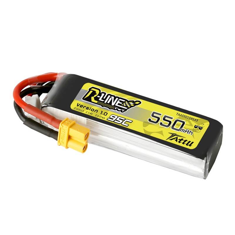 Battery Tattu R-Line 550mAh 7.4V 95C 2S1P XT30_2