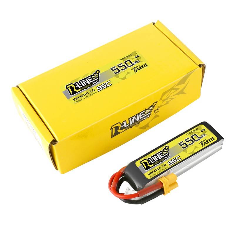 Battery Tattu R-Line 550mAh 7.4V 95C 2S1P XT30_4
