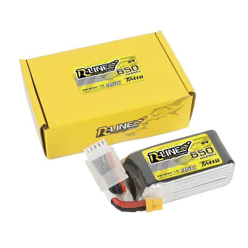 Battery  Tattu R-Line 650mAh 14,8V 95C 4S1P XT30_4