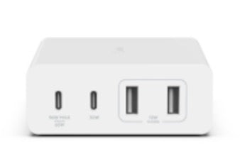 ALIMENTATORE GAN 108W CON PORTE 2X USB-C + 2X USB-A_0