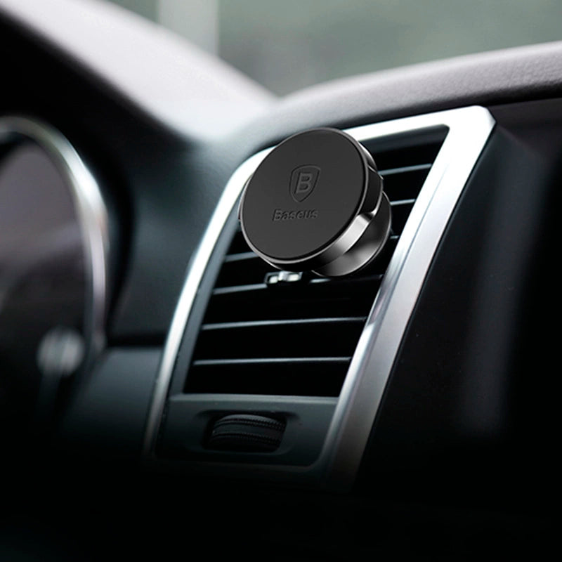 Baseus Small Ears Series SUER-A01 magnetic car air vent holder - black_15