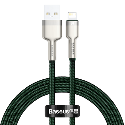 USB cable for Lightning Baseus Cafule, 2.4A, 1m (green)_1