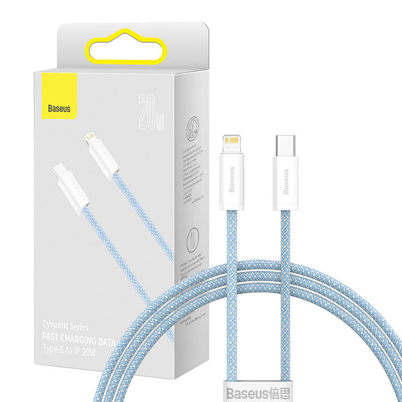 USB-C cable for Lightning Baseus Dynamic Series, 20W, 1m (blue)_0