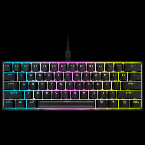 Corsair K65 RGB MINI 60% Mechanical Gaming teclado USB QWERTY InglÃ©s, EspaÃ±ol Negro_0