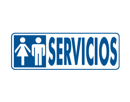 SEÃAL "SERVICIOS" 175X65 PVC GRIS ARCHIVO 2000 6177-00 GS_0