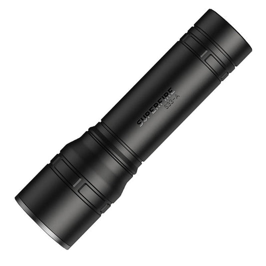 Flashlight Superfire S33-A, USB (black)_0