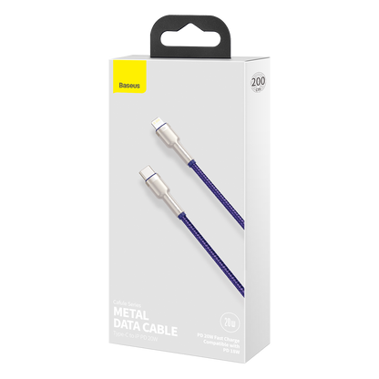 Baseus Cafule Series USB-C cable for Lightning, 20W, 2m (purple)_2