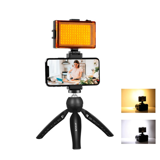 Live broadcast kit Puluz tripod mount + LED lamp + phone clamp_0