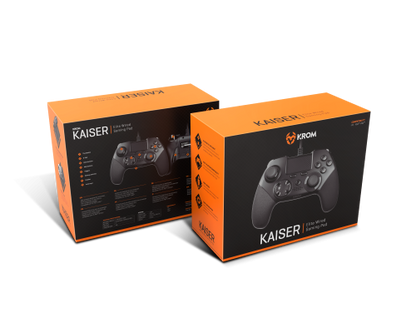 Gamepad KROM / Preto / USB Analógico/Digital PC, PS4, PS3_7