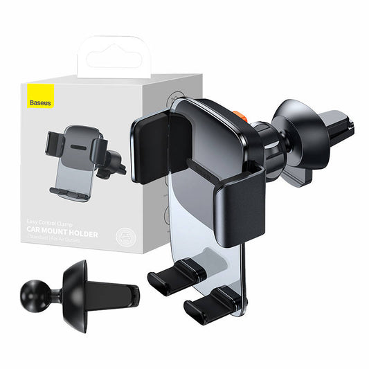 Baseus Easy Control Clamp car holder for grid (black)_0