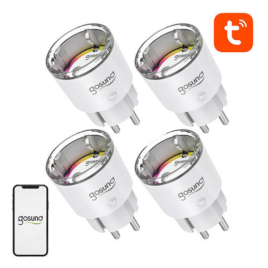 Gosund EP2 WiFi smart socket, 4 pieces (four-pack) 10A Tuya_0