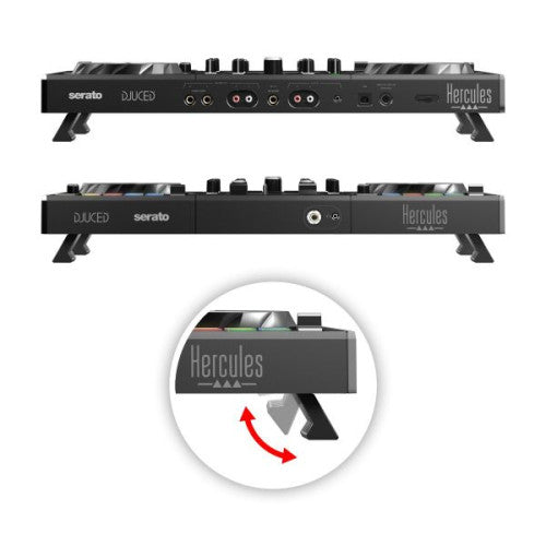 Hercules Inpulse 500 DVS (Sistema de vinilo digital) para scratch digital Negro_3