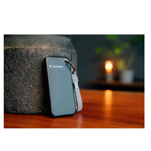 VERBATIM SSD Externo Pocket Size 1TB USB-C Preto/Cinza_0