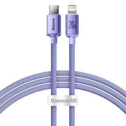 Baseus CAJY000205 Lightning - USB-C PD cable 20W 480Mb/s 1.2m - purple_3