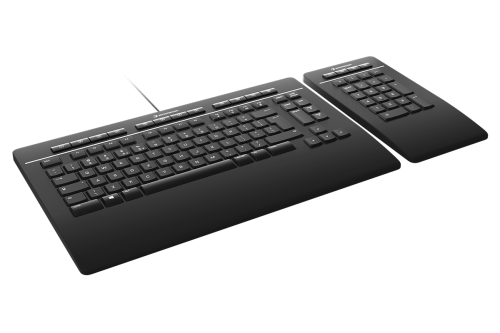 3Dconnexion Keyboard Pro with Numpad teclado USB Negro_2