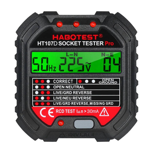 Socket tester with digital display Habotest HT107D_0
