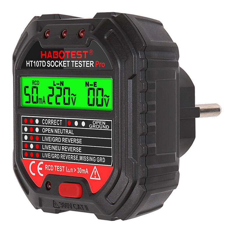 Socket tester with digital display Habotest HT107D_1