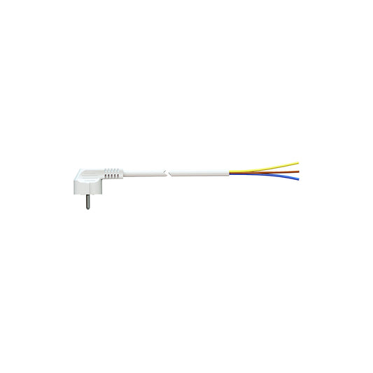 Cabo com ficha tipo f 1m 3x1.5mm 4,8mm 16a 250v t/tl branco. solera 7000/1_0