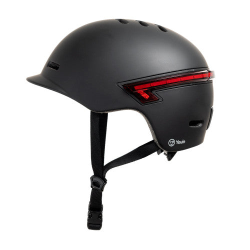 YOUIN CASCO CON LED TRASTERO Y MANDO BLUETOOTH â L NEGRO_1
