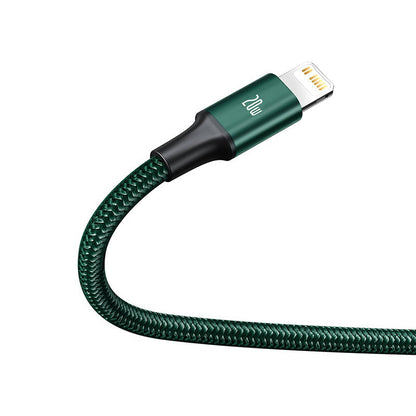 Baseus Rapid Series 3in1 USB-C - USB-C / Lightning / micro USB cable 20W PD 1.5m - green_5