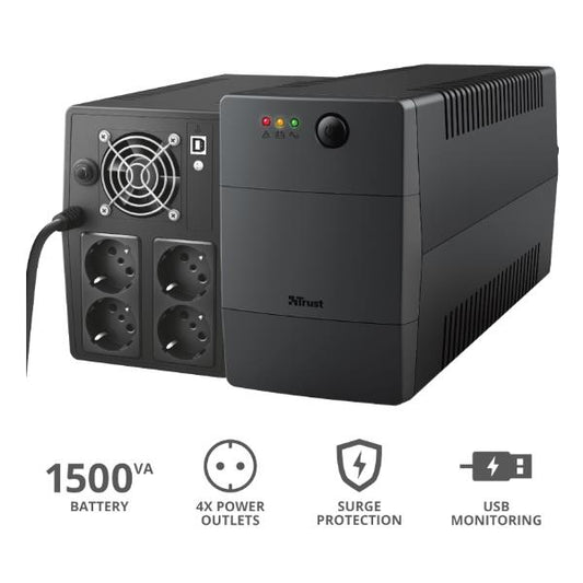 PAXXON 1500VA GRUPPO DI CONTINUIT? (UPS) CON 4 PRESE SCHUKO PROTETTE_0