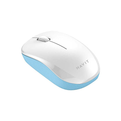 Universal wireless mouse Havit MS66GT-WB (white & blue)_1