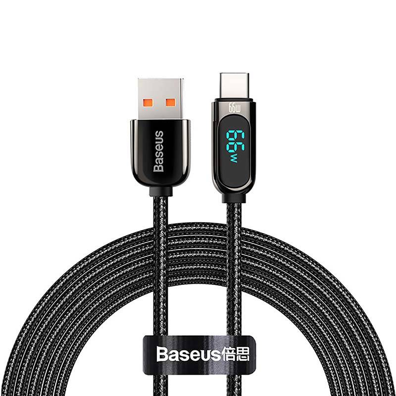 Baseus Display Cable USB to Type-C, 66W, 1m (black)_0