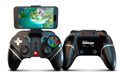Krom KEXAL Negro, Rojo, Blanco Bluetooth/USB Gamepad AnalÃ³gico/Digital Android, Nintendo Switch, PC, iOS_10