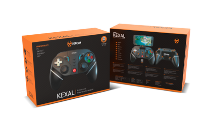 Krom KEXAL Negro, Rojo, Blanco Bluetooth/USB Gamepad AnalÃ³gico/Digital Android, Nintendo Switch, PC, iOS_11