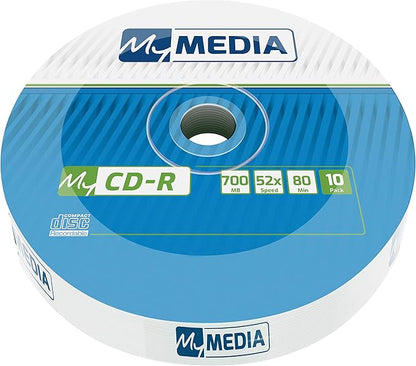 CD-R 700MB MyMedia com 52x Burning Speed Bllister de 10 uni.