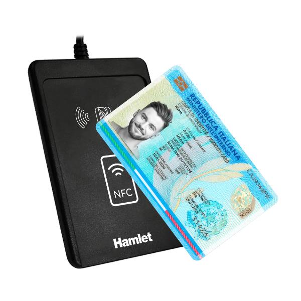 Lettore Contactless NFC per Carta IdentitÃ¯Â¿Â½ CIE 3.0, Tessera Sanitaria, CNS (HUSCR-CIEP)_0