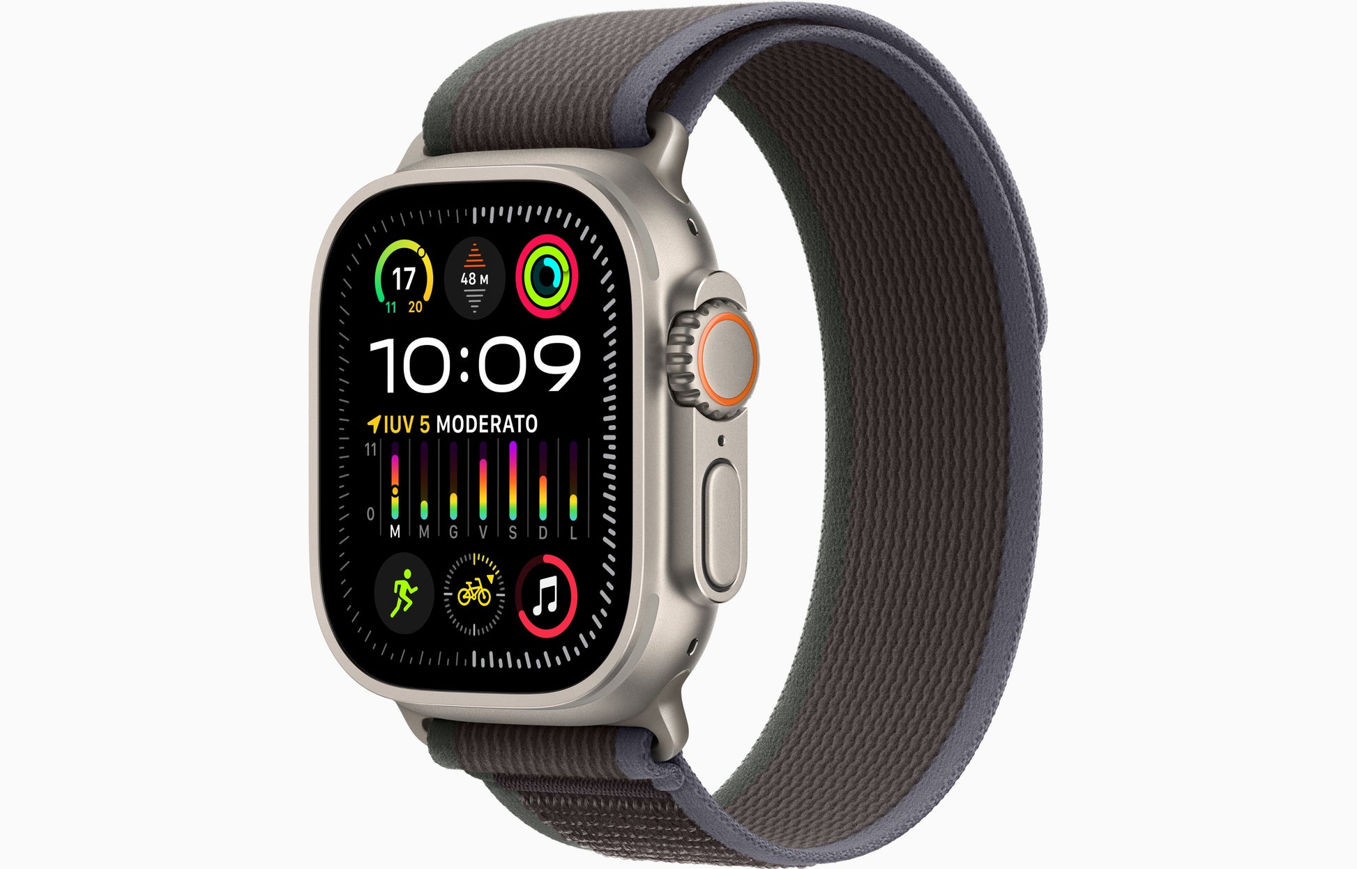 Apple Watch Ultra 2 GPS+Cellular 49mm Blu/Nero S/M MRF53TY/A_0
