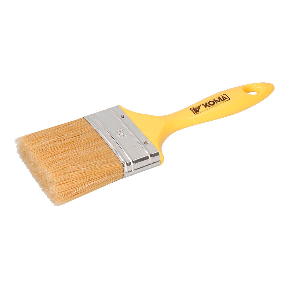 Triplo pincel nÂº 36 cabo amarelo 75 mm_0
