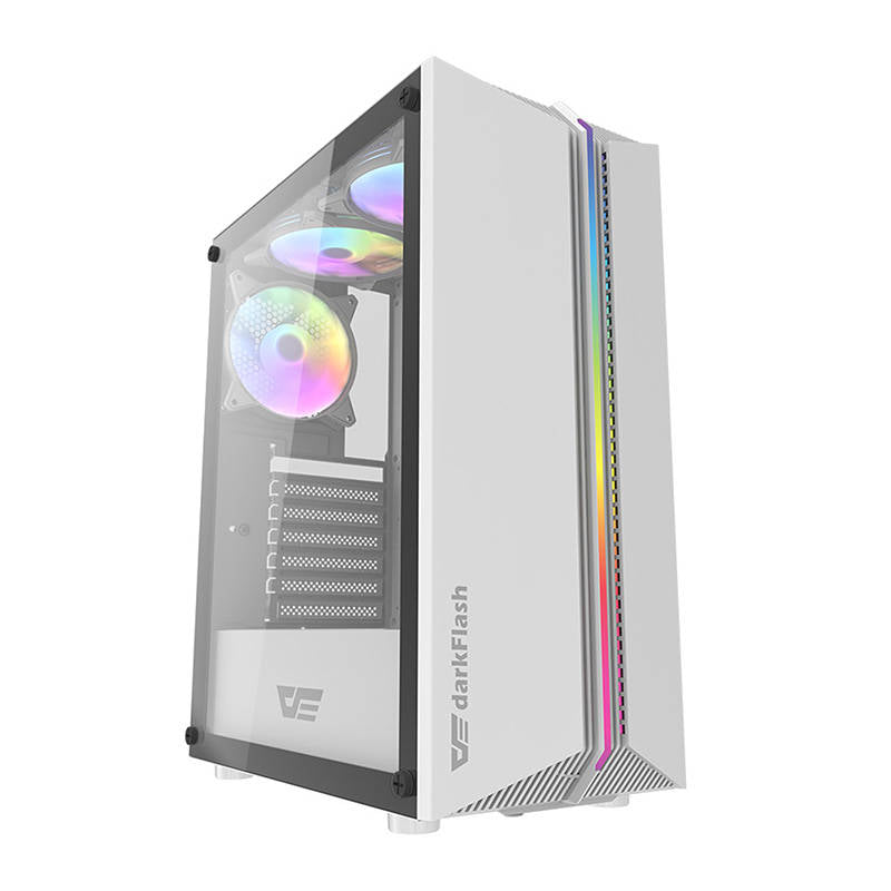 Computer case Darkflash DK151 LED with 3 fans (white)_0