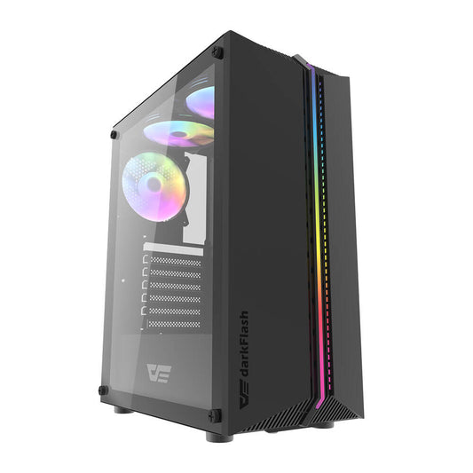 Computer case Darkflash DK151 LED with 3 fan (black)_0