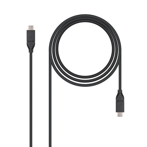 Cable USB 3.1 Nanocable 10.01.4101/ USB Tipo-C Macho - USB Tipo-C Macho/ 1m/ Negro_0