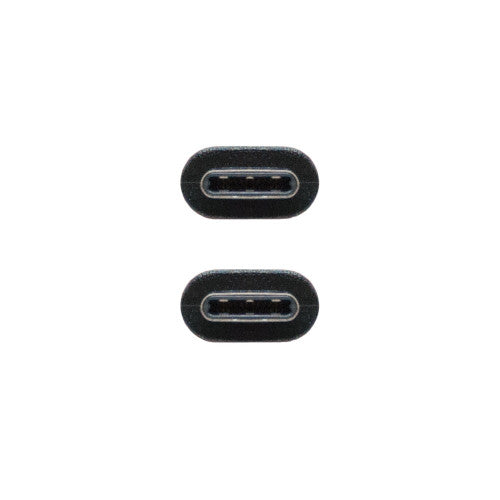Cable USB 3.1 Nanocable 10.01.4101/ USB Tipo-C Macho - USB Tipo-C Macho/ 1m/ Negro_3