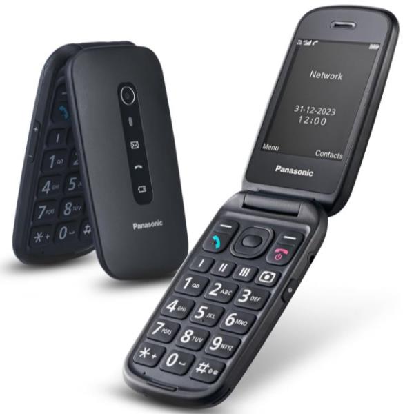 Teléfono Móvil Panasonic KX-TU550 para Personas Mayores/ Negro_1