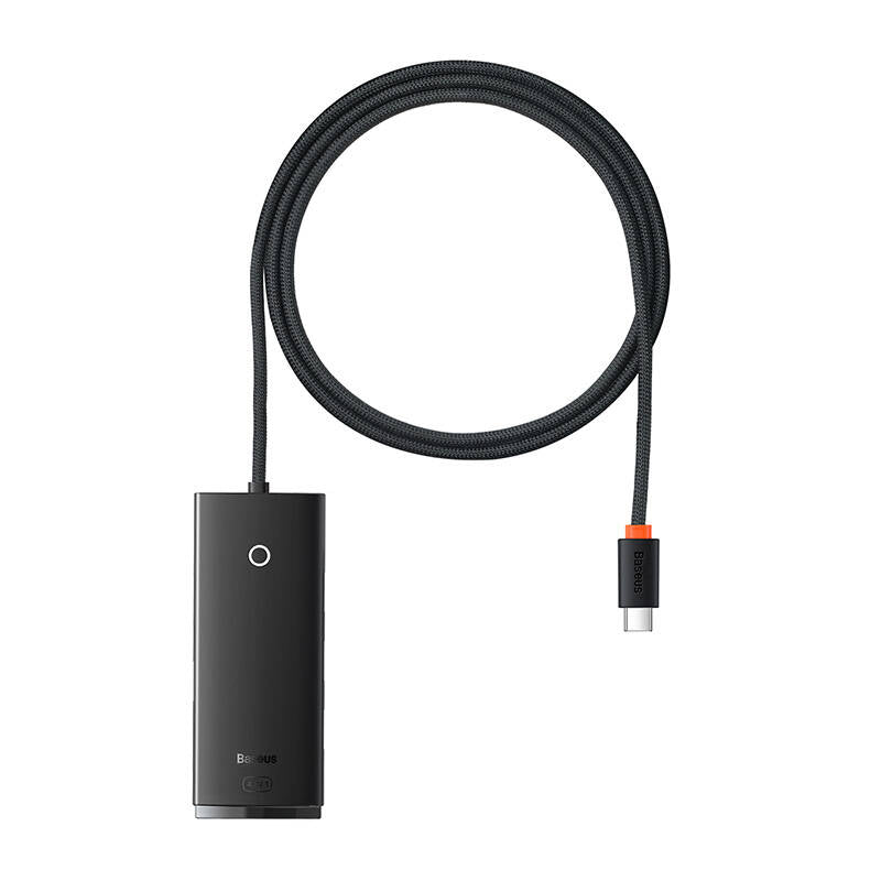 Baseus Lite Series HUB adapter USB Type C - 4x USB 3.0 1m black (WKQX030401)_0