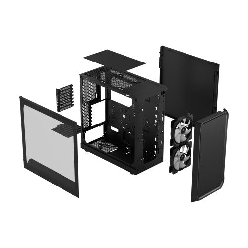 Focus 2 RGB Black TG Clear Tint, Tower-GehÃ¤use_11