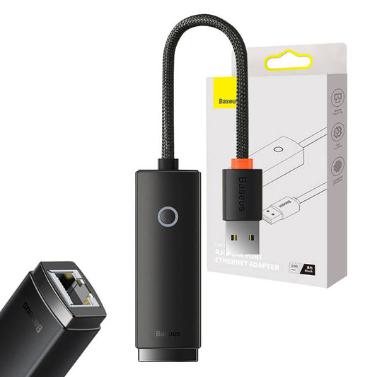 Baseus Lite Series USB to RJ45 network adapter, 100Mbps (black)_0