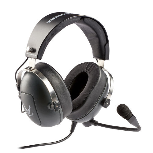 Thrustmaster 4060196 auricular y casco Auriculares AlÃ¡mbrico AviaciÃ³n/Control de trÃ¡fico aÃ©reo Gris_1