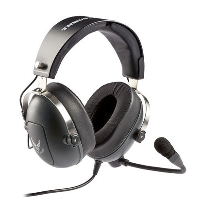 Thrustmaster 4060196 auricular y casco Auriculares AlÃ¡mbrico AviaciÃ³n/Control de trÃ¡fico aÃ©reo Gris_1