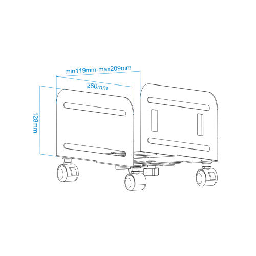 Soporte para PC TooQ UMCS0004-B/ hasta 10kg_7