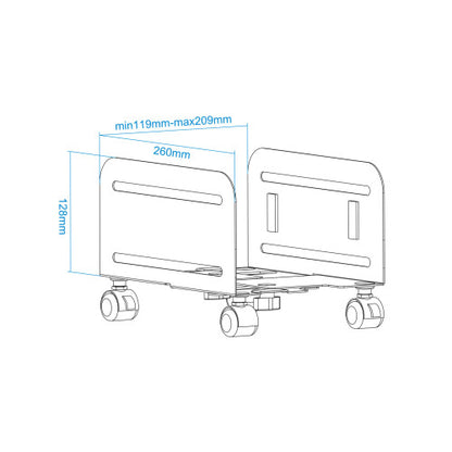 Soporte para PC TooQ UMCS0004-B/ hasta 10kg_7