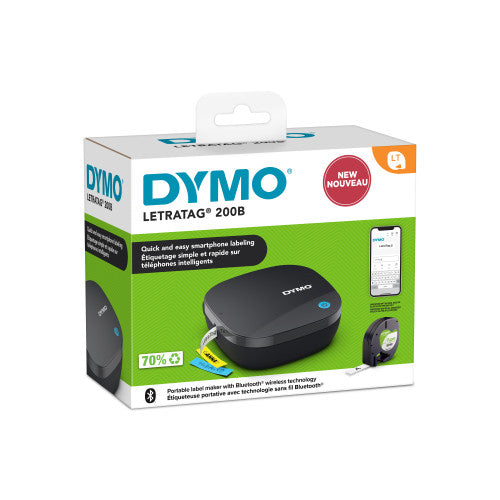 Dymo LetraTag LT-200 B / Etiquetadora portátil / Cor: Preto / Marca: DYMO_0