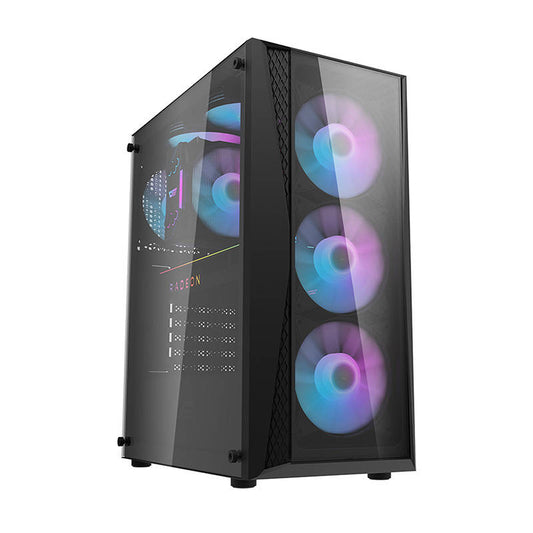 Darkflash DK352 Plus computer case (black) + 4 RGB fans_0