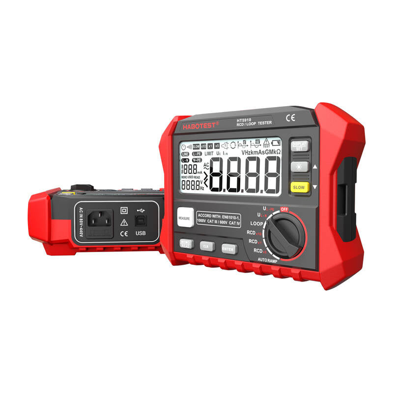 Digital RCD / Loop Resistance Tester Habotest HT5910_1