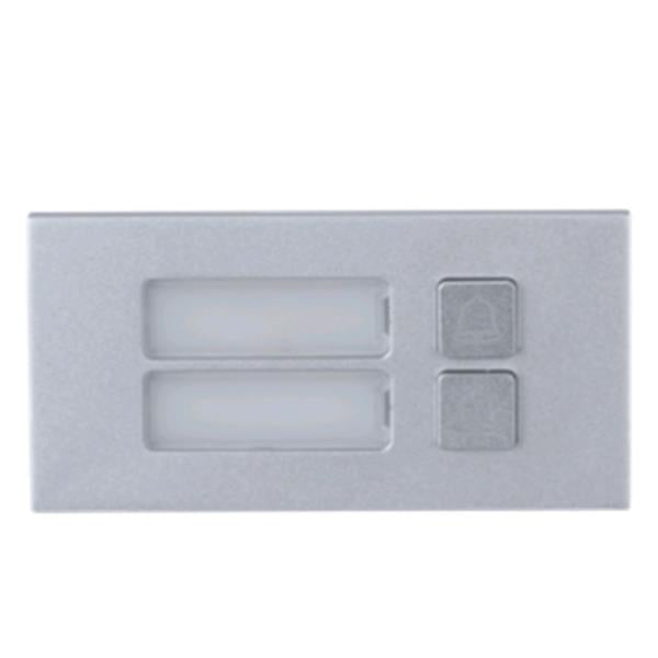(DHI-VTO4202F-MB2) DAHUA MÃ“DULO CON 2 BOTONES PARA VIDEOPORTERO EXTERIOR MODULAR SERIE VTO4202F 50X100MM_0