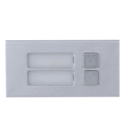 (DHI-VTO4202F-MB2) DAHUA MÃ“DULO CON 2 BOTONES PARA VIDEOPORTERO EXTERIOR MODULAR SERIE VTO4202F 50X100MM_0